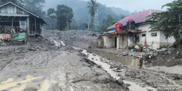 BENCANA— BPBD Kabupaten Agam mencatat total kerugian akibat bencana hidrometeorologi yang melanda daerah tersebut diperkirakan mencapai Rp6,5 triliun.