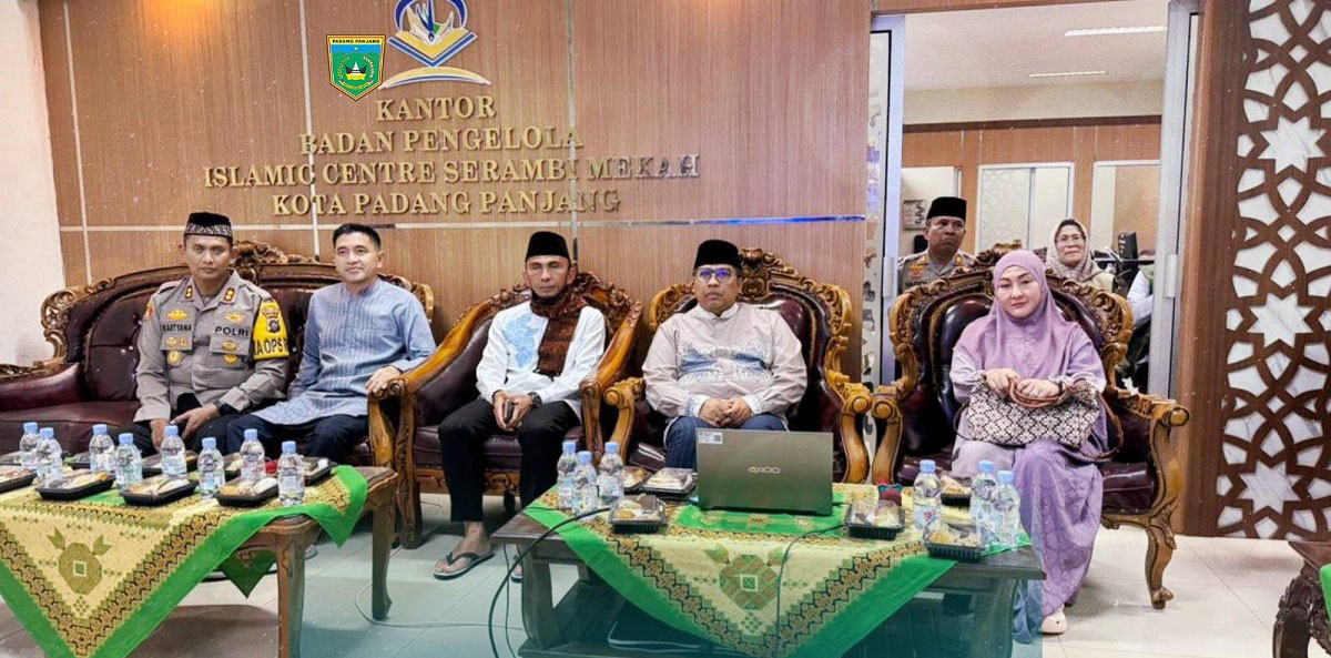 Pemko dan Forkopimda Ikuti Zoom Monitoring