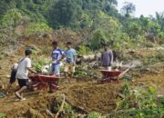 Pemkab Pasbar Peringati Bulan K3 Nasional dengan Goro dan Bantu Korban Banjir Longsor