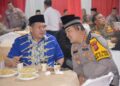BERSAMA—Wali Kota Pariaman Yota Balad  bersama Kapolres Kota Pariaman.
