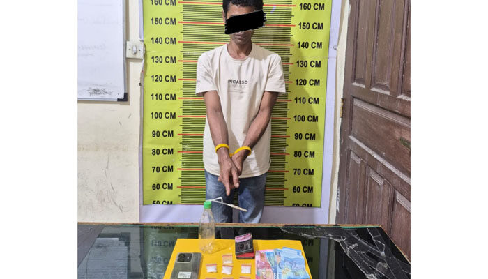 Digerebek, Pengedar Kedapatan Simpan 7 Paket Sabu