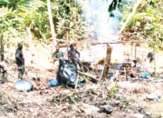 Tambang Emas Ilegal di Tapan Ditindak, Polisi Sita Mesin Pompa Air dan Peralatan Menambang