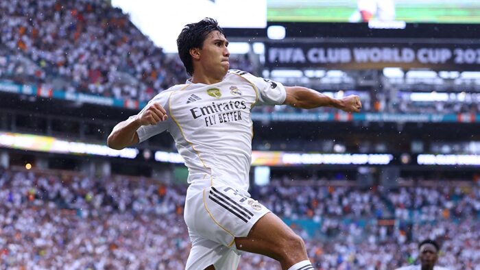 penyerang tengah Real Madrid Gonzalo Garcia, memiliki kesempatan untuk unjuk gigi saat striker Kylian Mbappe mengelamai cedera dan harus menepi selama tiga pekan.