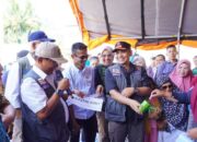 Di Atas lahan PLTA Singkarak, Huntara Asam Pulau Dibangun