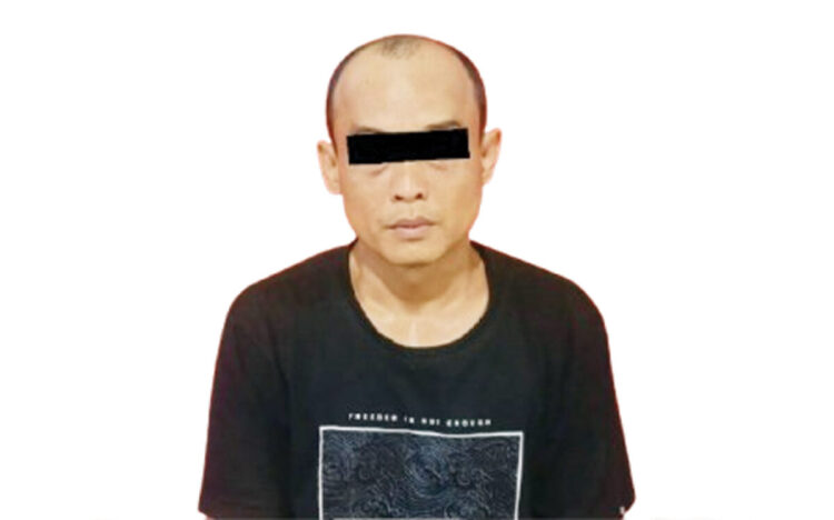 PENGANIAYAAN— Pelaku RI yang menabrak dan menganiaya adik iparnya ditangkap Tim Satreskrim Polres Payakumbuh.