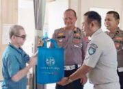 Sentuhan Kemanusiaan di Ruang Rawat Inap, Satlantas Polresta Padang dan Jasa Raharja Jenguk Korban Laka Lantas