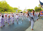 Jelang Pengukuhan Pengprov Sumbar, 500 Karateka Ramaikan Latgab Lemkari Kota Padang