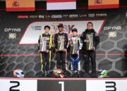 Qarrar Firhand, Pembalap Indonesia Pertama Kibarkan Merah Putih di Podium Juara WSK Euro Series di Italia