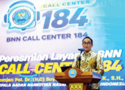 Perkuat Akses Layanan Terkait Narkotika, BNN Resmikan Layanan Call Center 184
