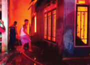 4 Rumah di Talang Belarik Tapan Hangus Terbakar