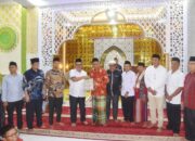 Berikan Sumbangan Rp 60 Juta, TSR Provinsi KunjungiMasjid Raya Kampung Baru