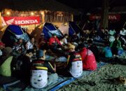 PT Menara Agung Gelar FunMotour Camp 2026, Pererat Solidaritas Komunitas Honda Sumbar di Pantai Pasir Jambak