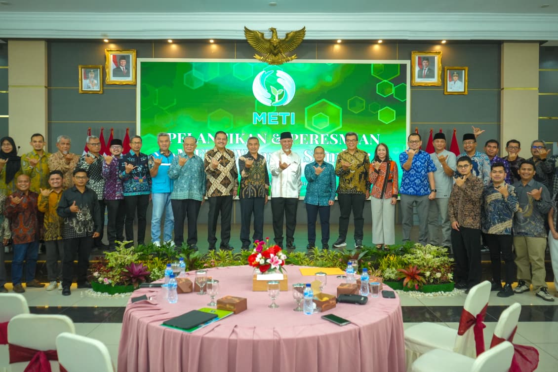 Pengurus METI Sumbar Dilantik, Gubernur Mahyeldi: Wadah Strategis Pengembangan Energi Baru Terbarukan