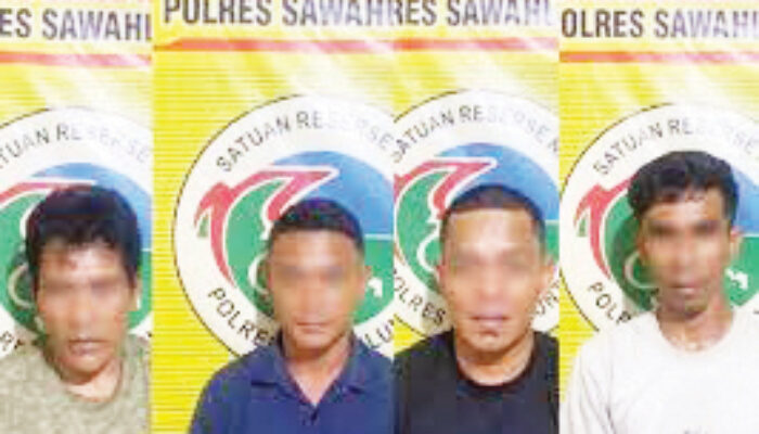 Kedapatan Bawa Sabu, 4 Sekawan Kompak Dibui