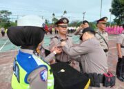 Kapolres Pimpin Pergantian Kasat Lantas dan Kasat Binmas Polres Solok Selatan