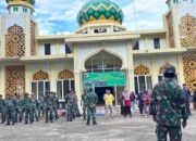 Menjelang Masuk Puasa, TNI dan Pramuka Gelar Bakti Sosial