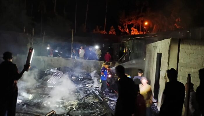Rumah di Sungai Duo Solok Selatan Ludes Terbakar, Kerugian Ditaksir Rp80 Juta